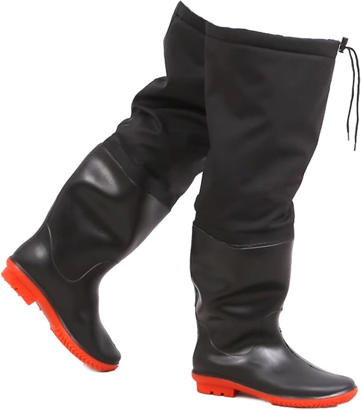 Winter Warm Hip Waders Fishing Hunting Pvc Non-slip Boots, Suitable For Both Men And Women,60cm/23.6in