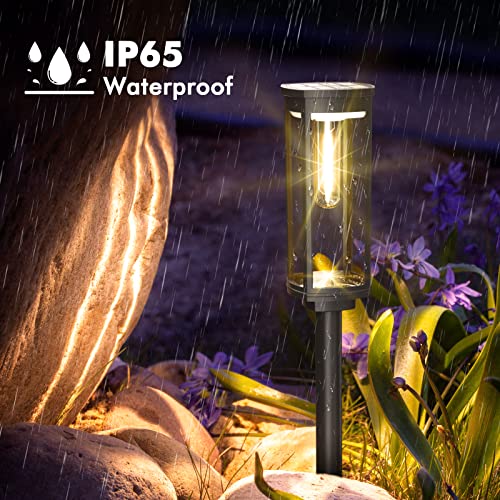 Coxseni MOM-012 Solar Pathway Lights Outdoor 6 Pack, Bright Solar Path Lights Outside Waterproof, Solar Walkway Lights Solar Powered Landscape Lights thumb #6