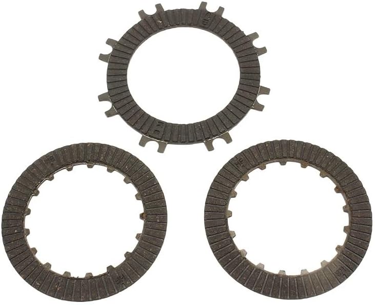 Motorcycle Friction Plates Clutch Kit Motorcycle Accessories ATV Clutch Plate Discs Karting Pit Bike Friction Plate Set for 70cc-110cc Motocross Clutch Plate