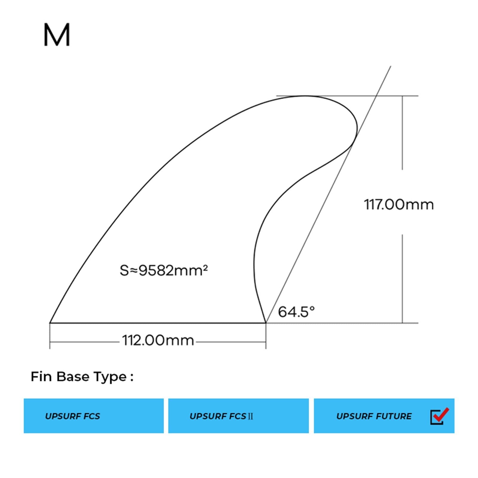 Elektrische Surfboard-Finne, Flossen G5/G7 for Surfbrett 3 Teile/satz Carbon Paddel Zubehör Fin Surf(White M)