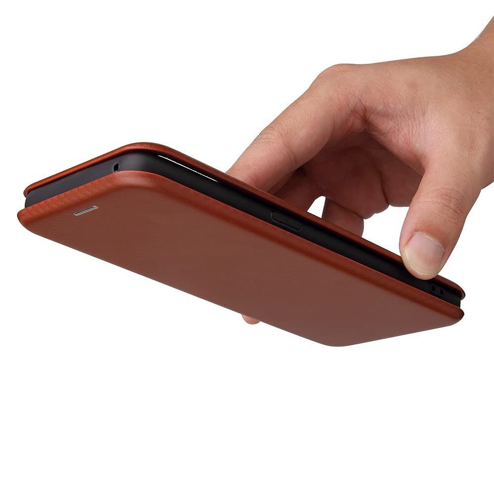 Custodia a portafoglio per telefono da uomo Oppo Find X 3 X3 pro Custodia in pelle Slot per carte di credito Supporto Oppo Find X3Pro X3 Pro Flip Cover (marrone, Find X3/X3pro