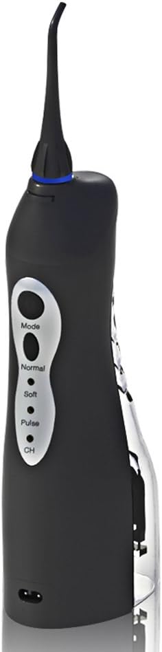 Dental Care Cordless Rechargeable Oral Irrigator (Black)