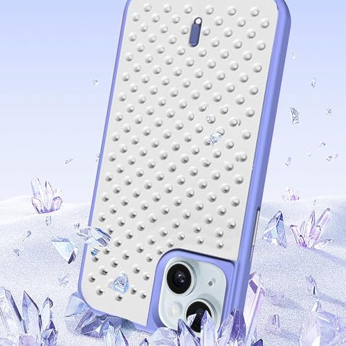 Image of Amazon Brand- Solimo Basic Case for Apple iPhone 15 (Silicone Purple)