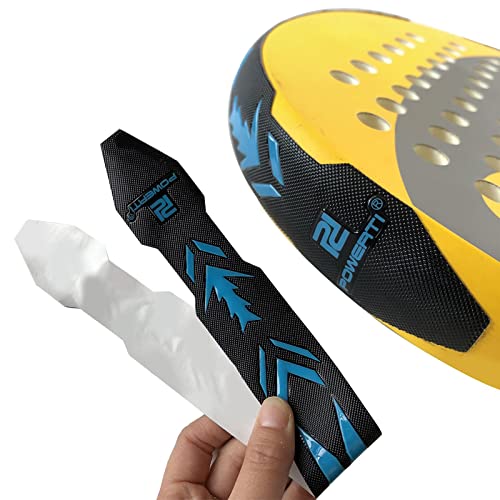 Newmind 2 peças de fita adesiva de 40 cm para proteção de cabeça de tênis, à prova d'água para prai