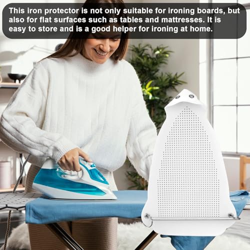 2 Stk Bügeleisenabdeckungen, Teflon Bügeleisenschuhschutz Rutschfest Fleckenabweisend Schützt die Kleidung für die Schneiderei