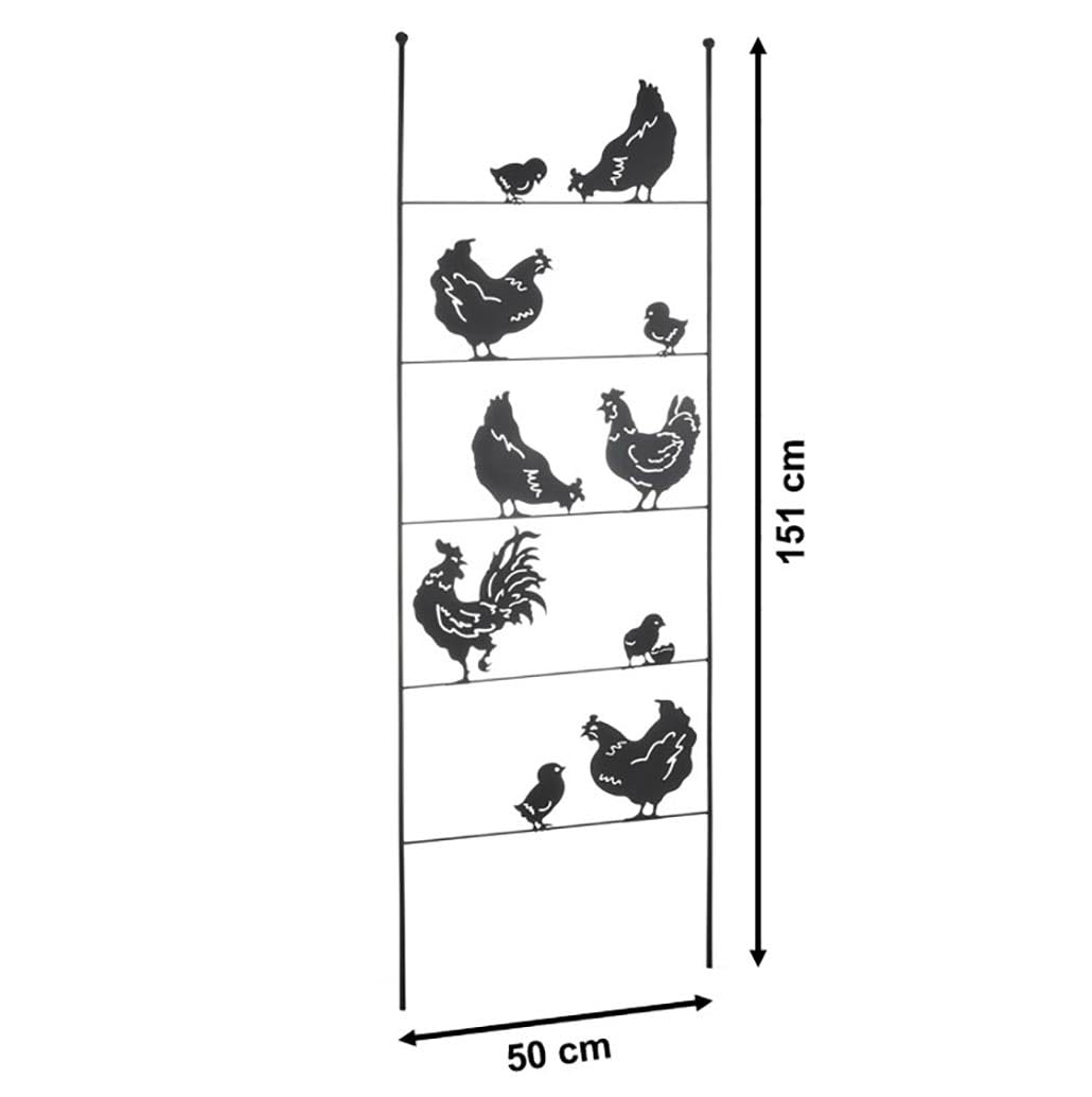 Kobolo Gartenstecker Perch 151 cm Schwarz