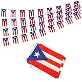 50フィート プエルトリコ バナーフラグストリング ミニスモールバナー オリンピック ワールドカップ パーティー ショップ バー装飾 アウトドア 38フラグ プエルトリコ
