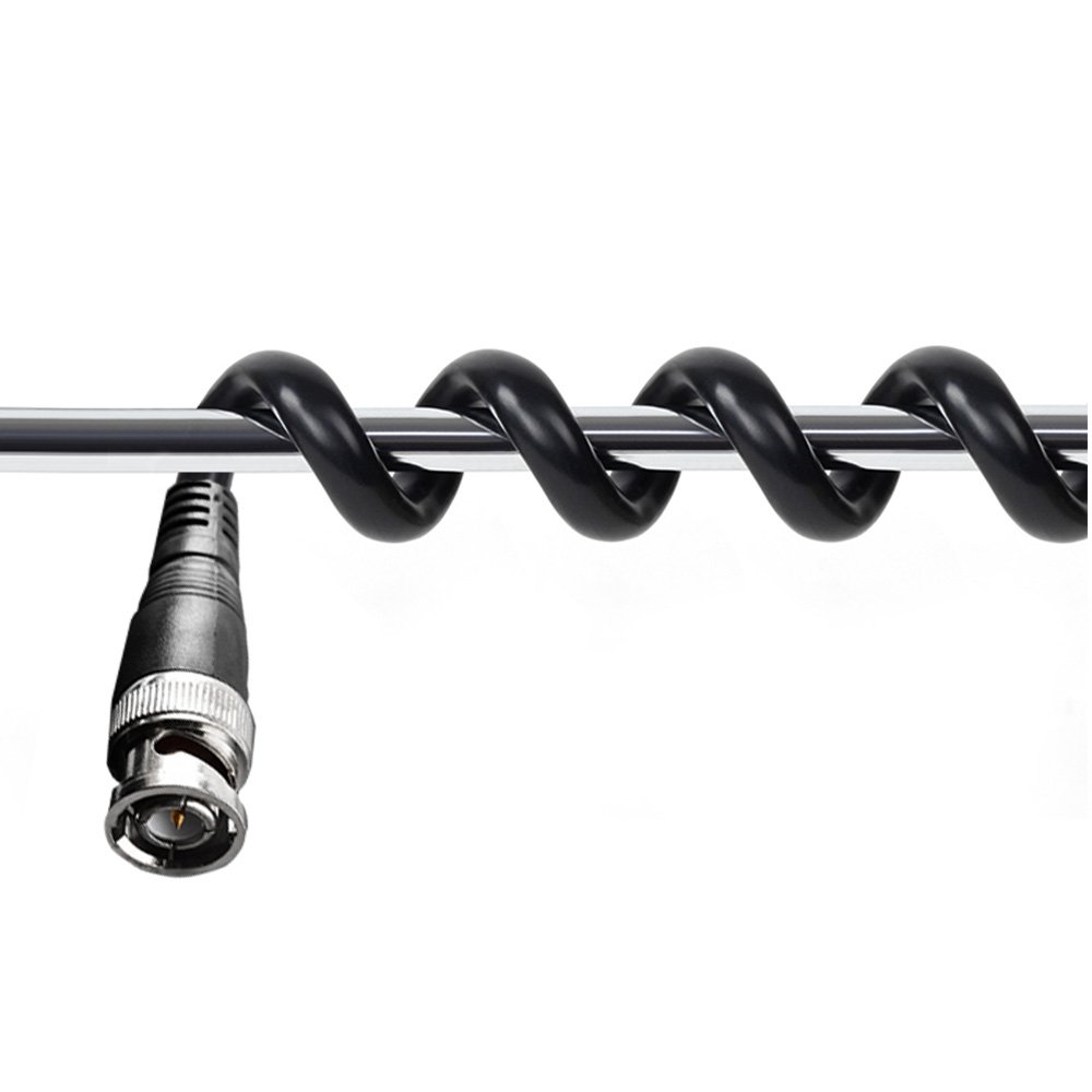 BNC to RCA,COOSO BNC Male to RCA Male 75-Ohm Coax Cable 1m 2packs