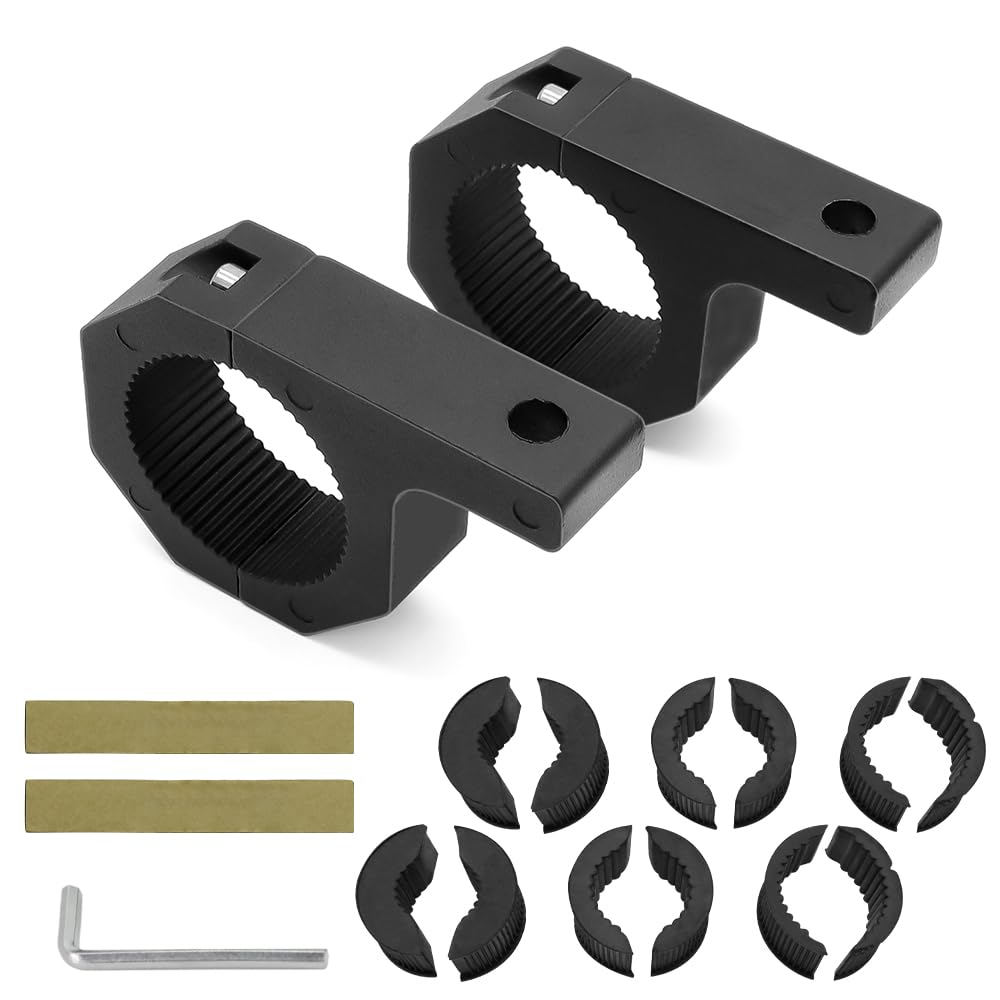 UNI-SHINE69 bracket Bull Bar Driving Fog Lights Work Auxiliary Lights Universal Clamp Bracket Fit for Car Motorcycle Crash Bar Guard