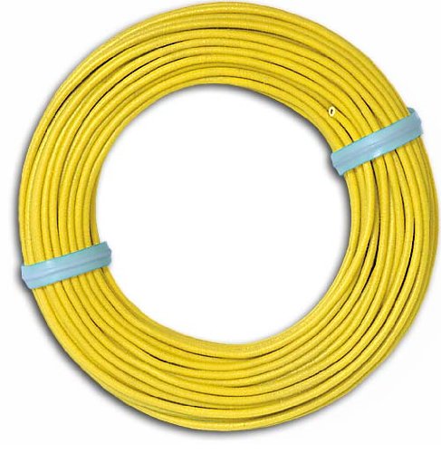 Cordon de connection jaune Busch 1791 fil de câblage haute conductivité