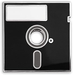 Pinsanity Retro Floppy Disk Enamel Lapel Pin