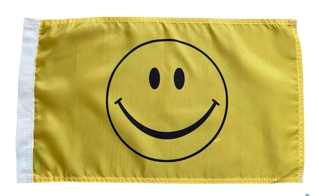 Silverado Sierra Raptor Tacoma Tundra Flexible 6' ATV Whip Flag Can-am Smile