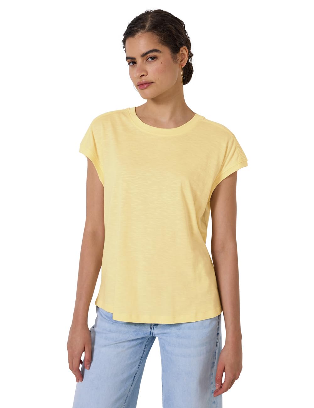 Damen Shirt mit Schulterdetail