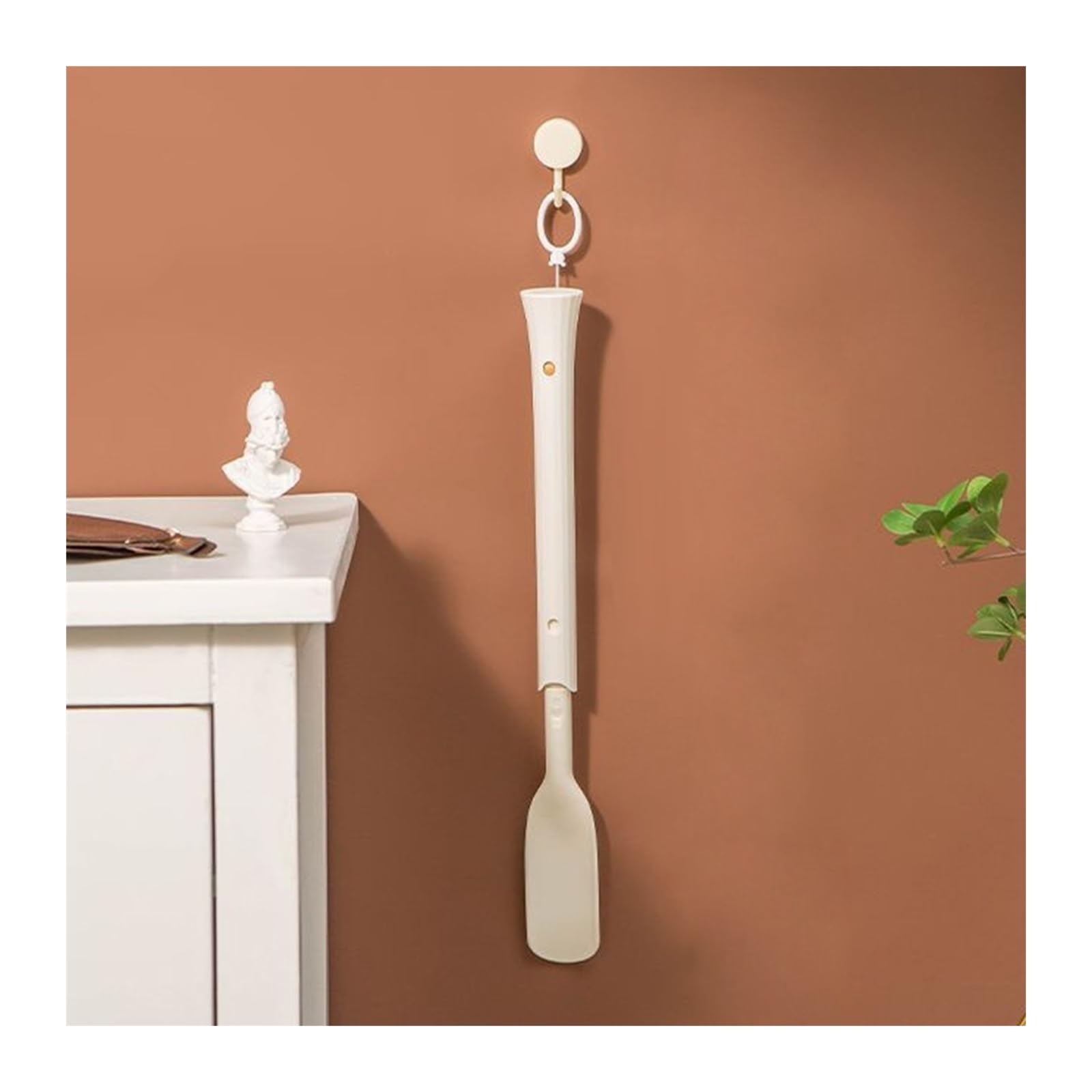 calzador, Calzador de plástico con mango largo, cuchara telescópica longitud ajustable for zapatos, útil ayuda for vestir perezosos for personas mayores