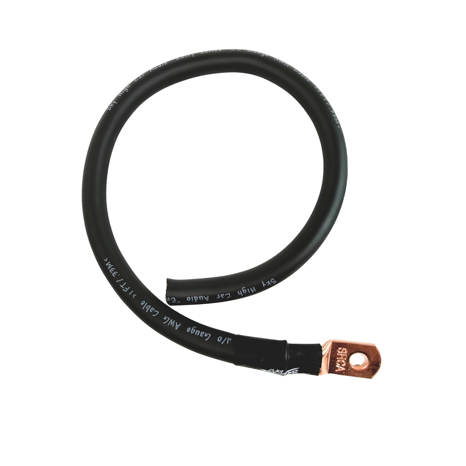 Sky High Car Audio E-Series Amplifier Wiring Kit 1/0 & 4 Gauge CCA Amp Install Kit with Power Wire, Ground, RCA & Fuse Multiple Colors