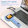 Kids Microscope 500X with 2 IPS Screen - Mini Handheld Digital Microscope with 1080P HD Imaging, 8 LED Lights, Photo & Video, Portable STEM Science Toy Gift for Boys & Girls Ages 3-12 - Blue