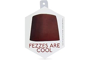 Doctor Who Sticker: Eleventh Doctor's Red Fez for Fans