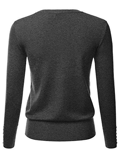Image of LALABEE Women's V-Neck Long Sleeve Button Down Sweater Cardigan Soft Knit(S-XXL)
