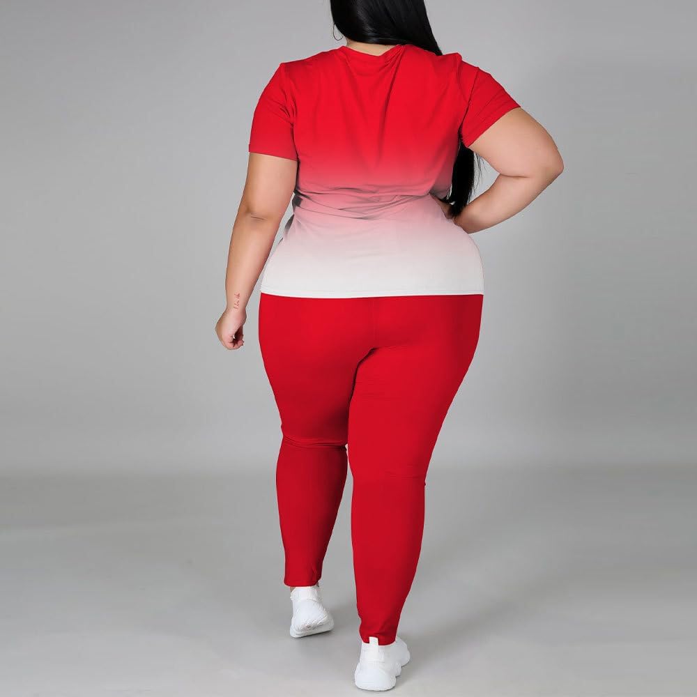 PINSV Plus Size Outfits For Women 2 Piece Sets 1x-5x - Image 4