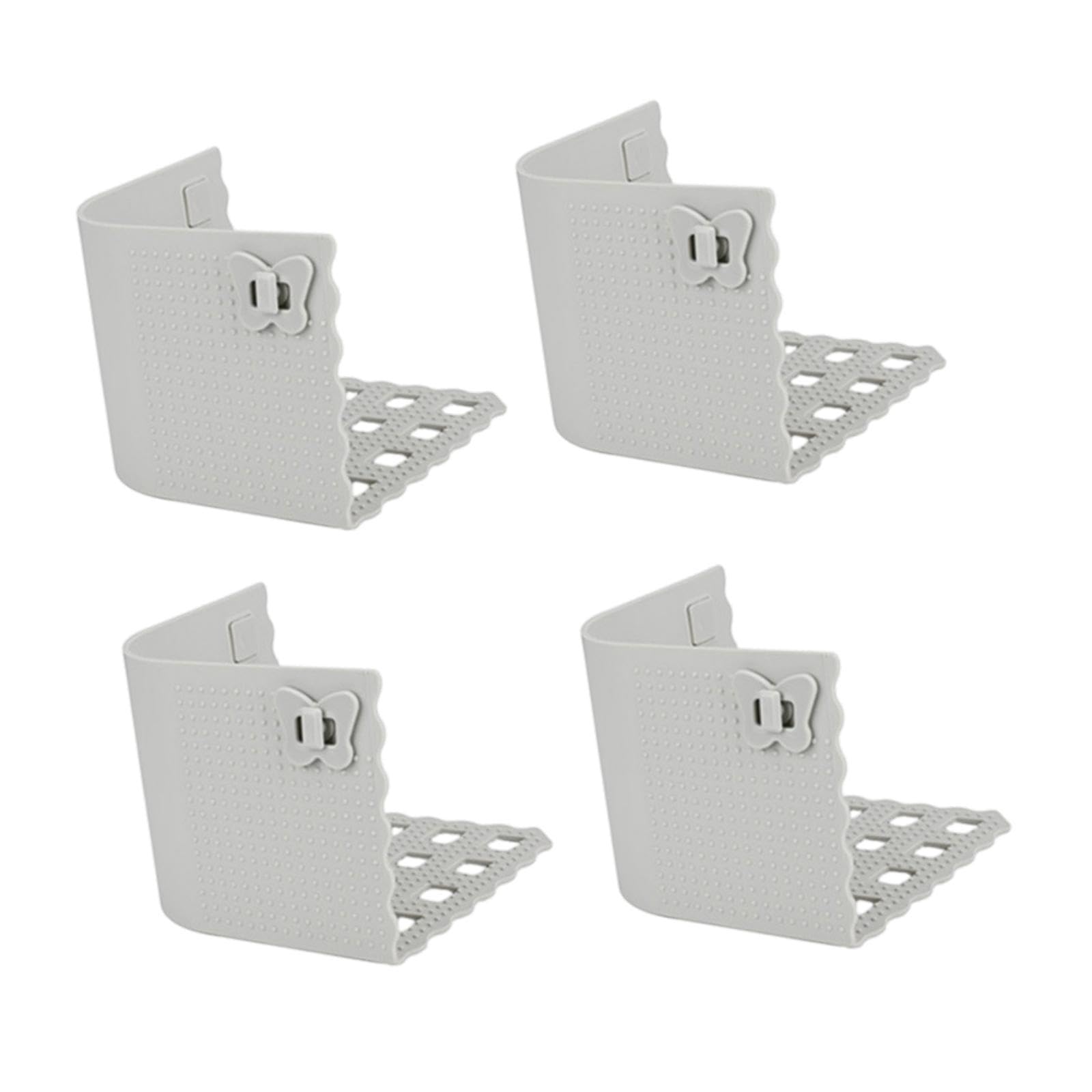 Bettlakenhalter Clip für sicheres Fixieren, 4pcs Grau
