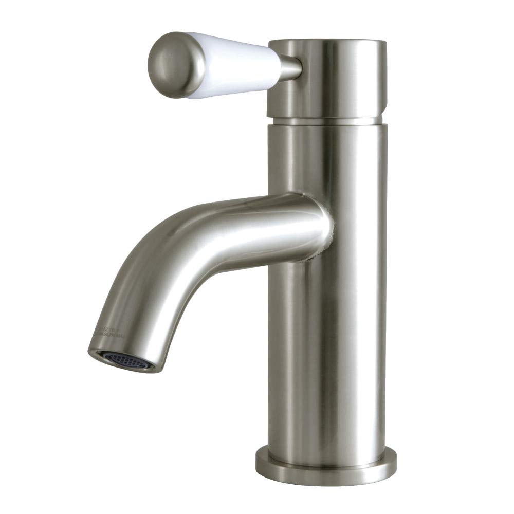Kingston Brass LS8228DPL Miscelatore monocomando per Il Bagno, Nichel Satinato