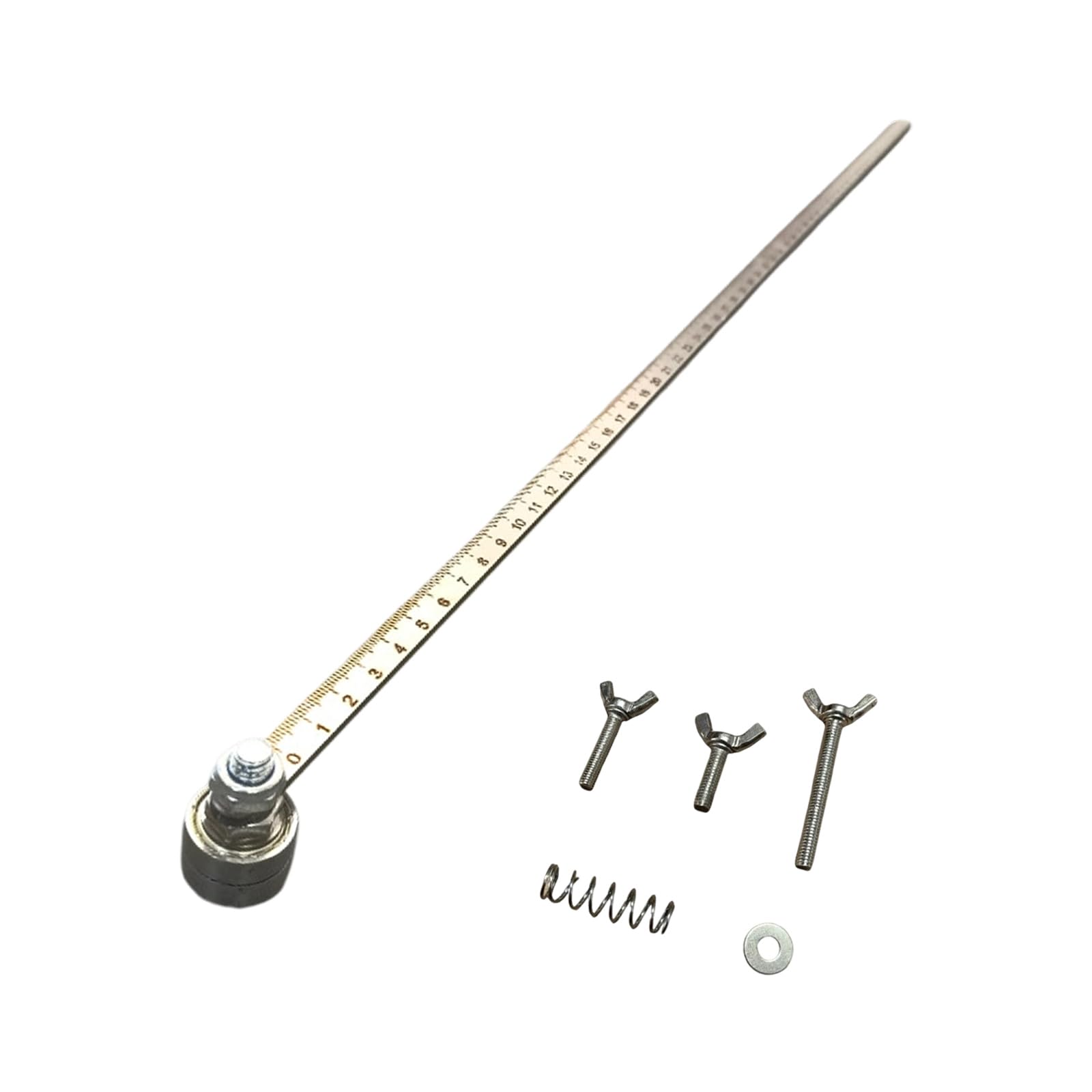 Tsophreniq 3Mm Thick Rustless Round Guide Measure Providing Better Bending Resistance For Strong Woodworking Applications Positioning Calipers For Measurement