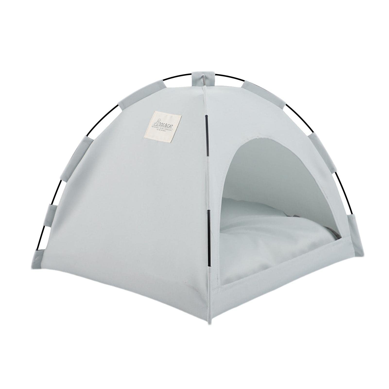 Vigcebit Pet Tent Nest, Dog Beds With Warm | Dog Bed Or Cat Bed Comfortable Bolster Ideal For Small Dog Rabbits With Semi-closed Easy Maintenance Machine — image 1