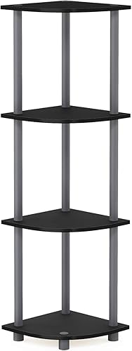 Furinno Turn'n'Tube - Estantería esquinera de 3 niveles multi-propósito