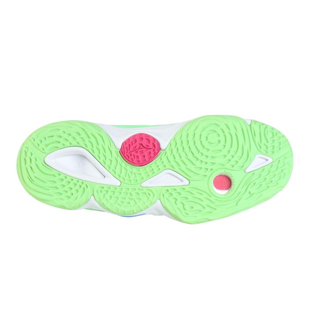 Amazon.co.jp: MIZUNO WAVE MOMENTUM 3 グリーン×ブラック×ブルー 27.5