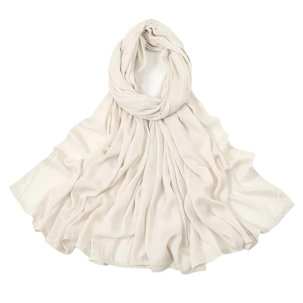 Pañuelo Largo para Mujer, Hijab musulmán, Turbante, Velo islámico, Chal, Bandana, Diadema (Talla única)