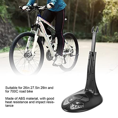 Alomejor Height Bike Floor Rear Parking Stand Easy to Carry and Assemble for 26in 27.5in 29in Suitable for 700C Road Bike (Black) - Image 4