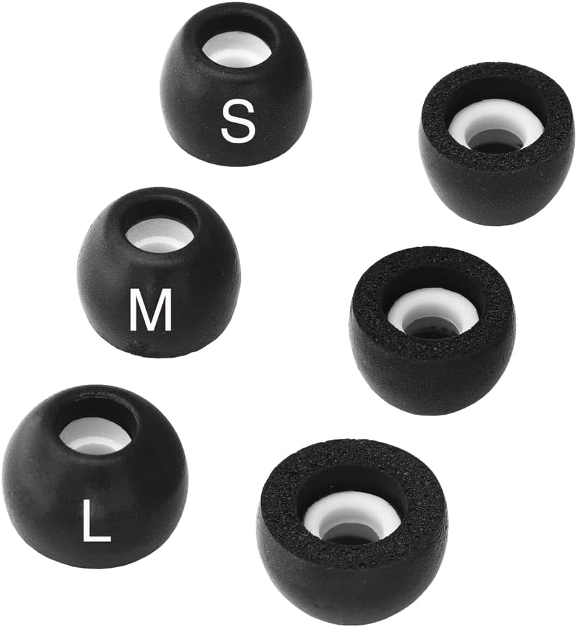 Memory Foam Eartips Replacement for JBL Endurance Peak 3 / Peak II/Endurance Race Earbuds Earpad Ear Tips