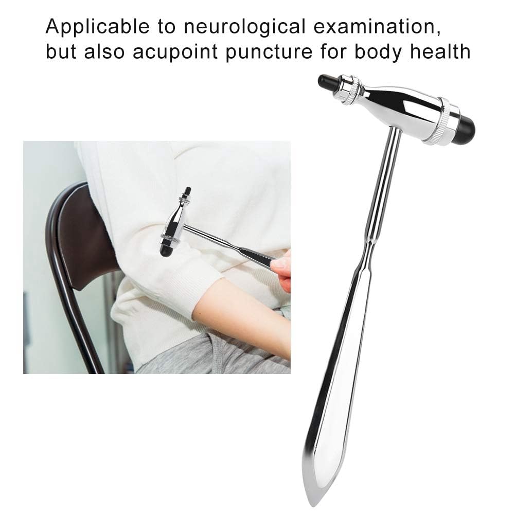 Marteau Neurologique, Marteau à Percussion en Alliage de Zinc Réflexes Neurologiques Maillet de Diagnostic Marteau D'Examen