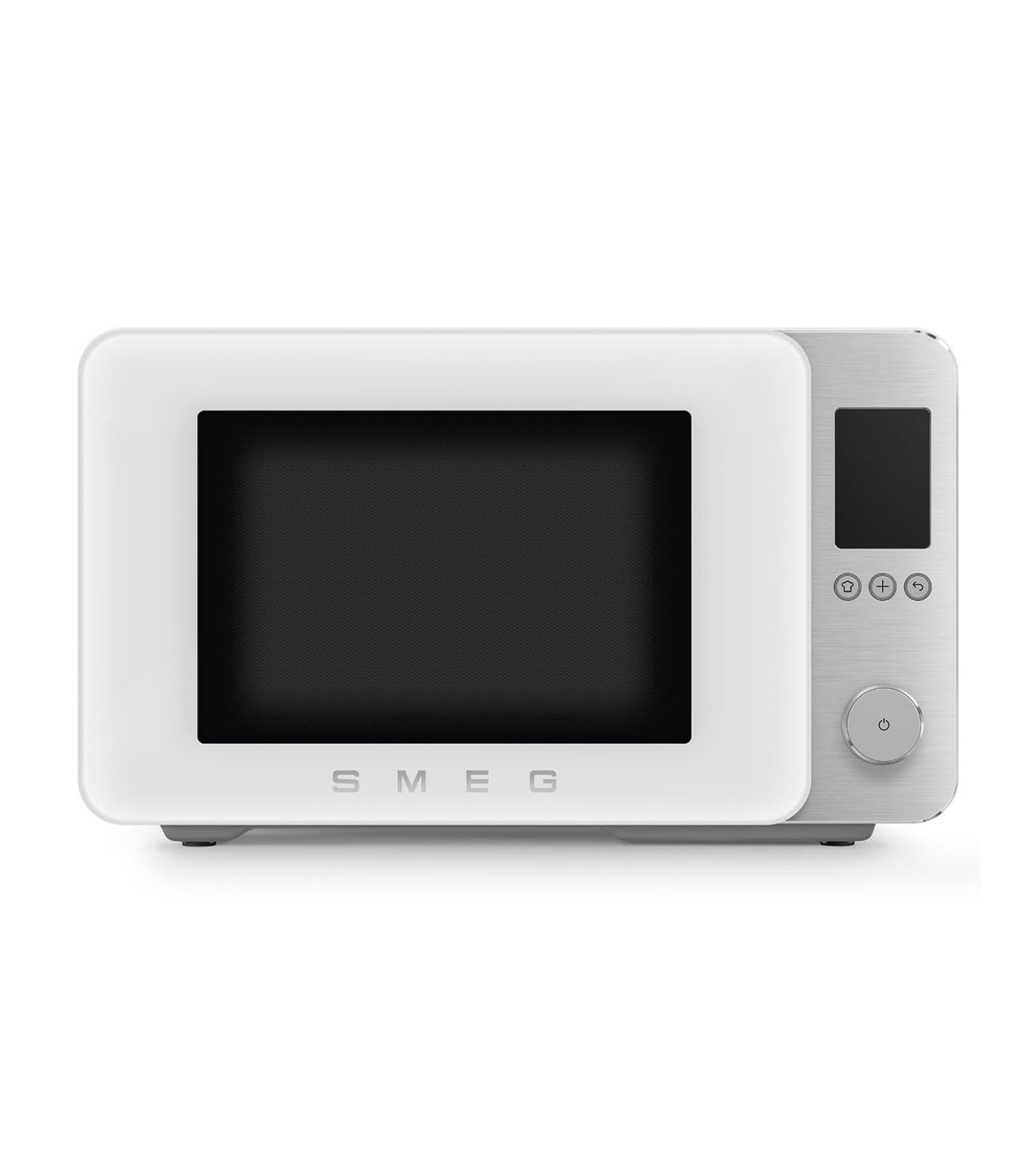 Smeg, Forno a Microonde Combinato MOC02WHMEU, 9 Funzioni e 3 Combinate, 25 Programmi Automatici, Tecnologia Inverter, Sistema Soft Close, Accessorio Griglia Incluso, 2100 W, Bianco Opaco