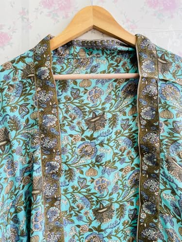 Handmade Short Jacket Silk Kimono – Boho Vintage Duster for Beach, Summer Outfits, and Casual Style Gift for Birthday4
