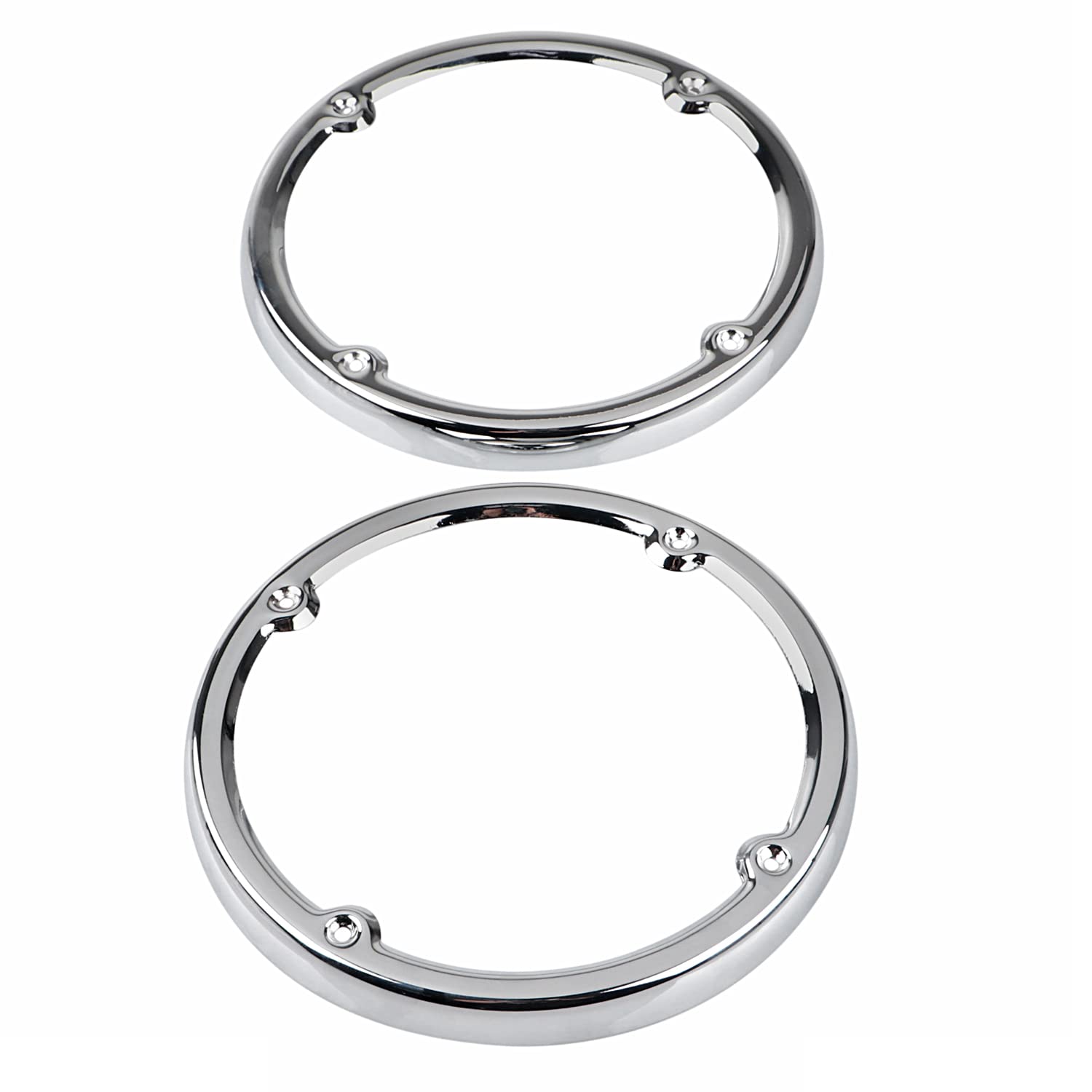 Cromo Tour Pak Altoparlante Posteriore Griglia Accenti Cornici Trim per Harley Touring FLHTCU FLHTK FLHTCUTG 2014-2023