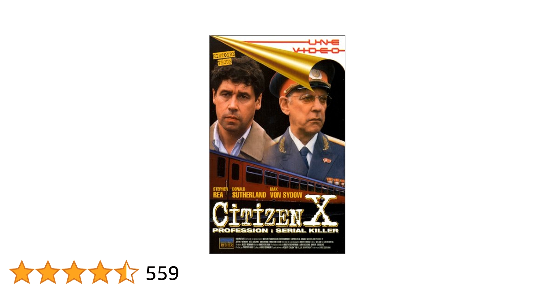 チカチーロ CITIZEN X 稀少品　DVD 激レア！稀少！チカチーロ（原題：CITIZEN X）DVD 入手困難
