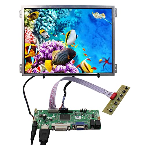 Image of VSDISPLAY 10.4 inch 1024X768 LCD Screen with DVI VGA H /D Controller Board | 4:3 Aspect Ratio