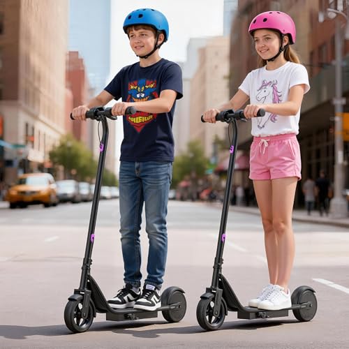 Image of Aovowheel Electric Scooter for Adults, Folding E Scooter with 250W-500W Motor 16-24 Mph Top Speed, Max 15-60Miles Long Range,6.5'' /8.5'' /10'' /14'' Solid Tires Commuting Scooters, Dual Brakes
