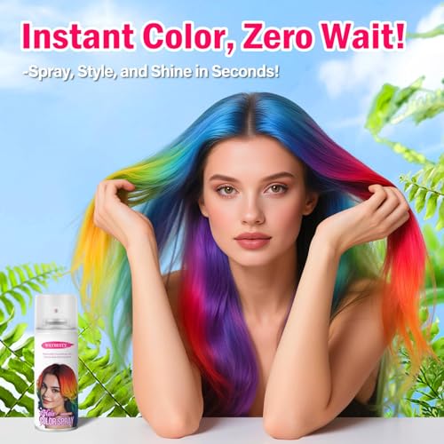 Waybesty Blonde Yellow Hair Spray Temporary for Kids, Women and Men, Washable Yellow Hair DyeOne-Day Gold Hair Wax, Strong Style Spray for for World Cup 2026, Cosplay, Party, Christmas, 4.06 OZ — view 5