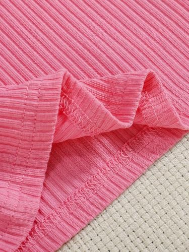 SOLY HUX Toddler Girl's Rib Knit Tank Tops 3 Piece Camisole Undershirts Sleeveless Halter Crop Top4