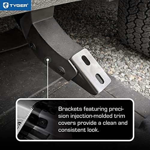 Tyger Auto TG-RS2D40068 4 Inch Riser Running Boards Compatible With 2009-2018 Dodge Ram 1500; 2019-2024 Classic | Quad Cab | Tg-Rs2D40068 | Side Step Rails Nerf Bars thumb #6