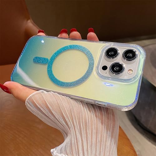Coque paillettes iPhone 12 transparente anti-jaunissement en acrylique rigide et antichoc