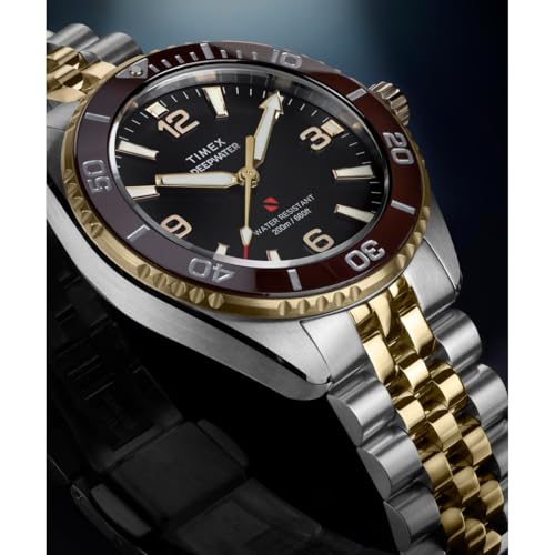 Image of TIMEX Deepwater Arctic Round 41mm Black Dial Analog Men Watch - TW2Y64700IK