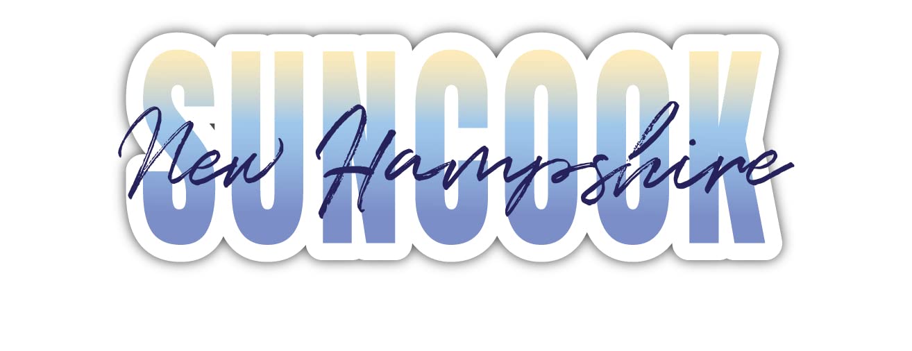 Suncook New Hampshire Souvenir 4-Inch Magnet Script Design 4 Inch|Magnet
