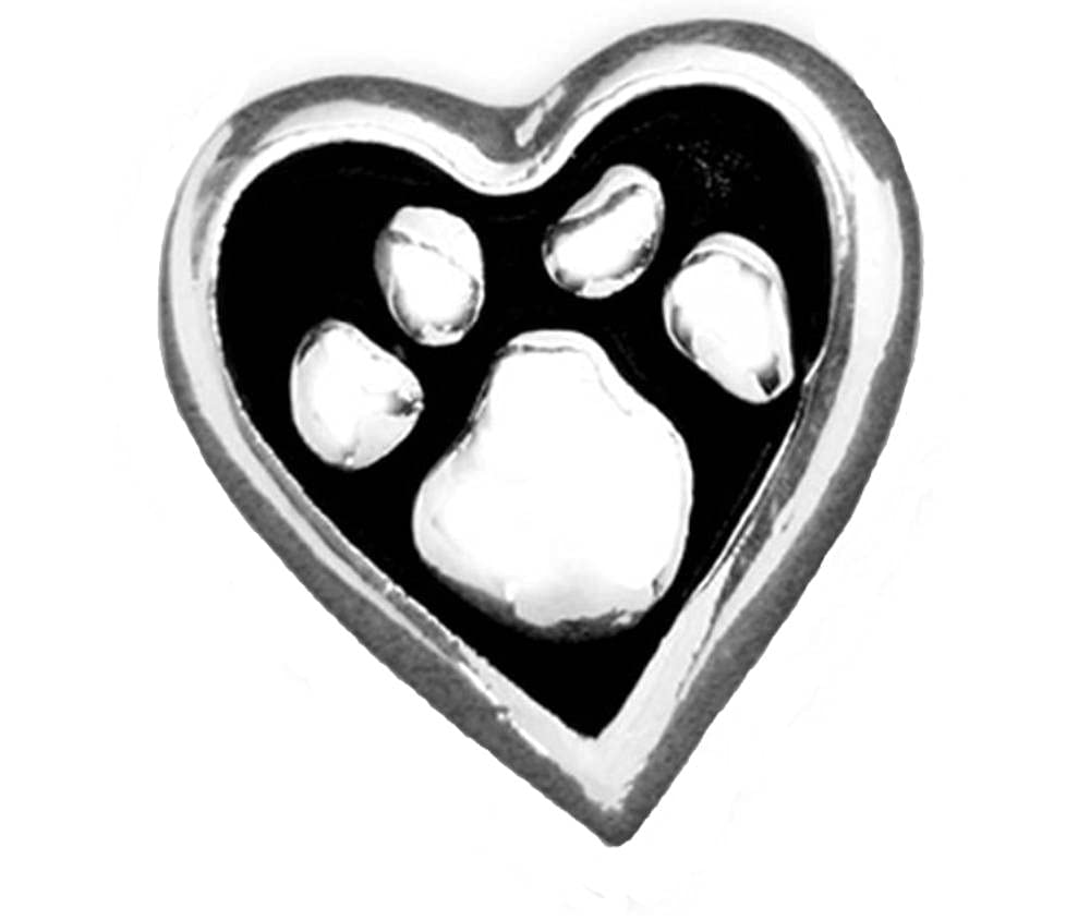 Fundraising For A Cause |Animal Paw Print Heart Tac Pins - Perfect for Awareness, Gift-Giving, Rescue Groups, Fundraising & More!