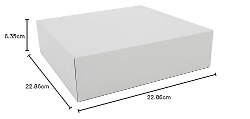 Miniatura 10 de Southern Champion Tray 24013K Kraft caja de cartón para hornear, con ventana, 8 pulgadas de largo x 8 pulgadas de ancho x 2-12 pulgadas de alto