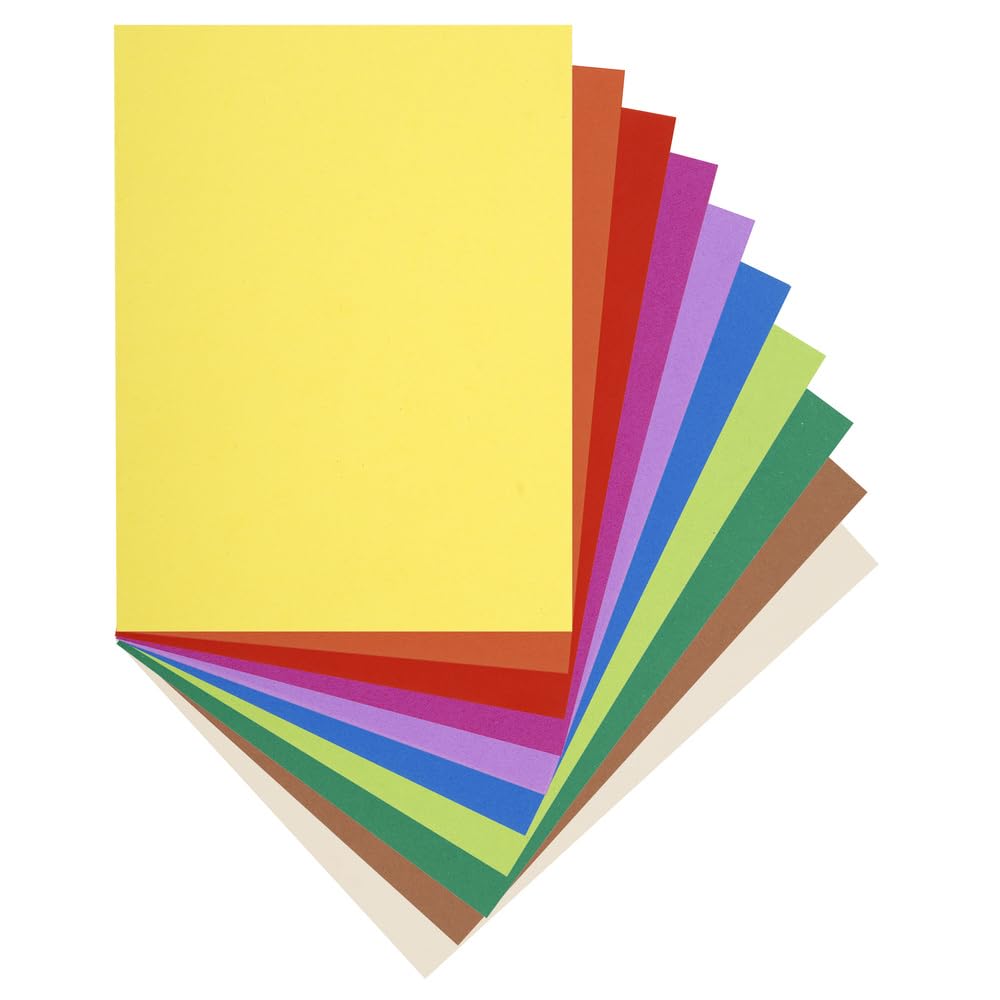 Exacompta 160001E Cartelle Semplici, 24x32 cm, Multicolore