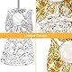LAMEK 12 Stück Glas Engel Anhänger Schutzengel Weihnachtsbaum Schmuck Glückengel Christbaumschmuck Glücksbringer Ornamente Hängende Weihnachtsschmuck für Kamin Adventskranz Weihnachtsbaum Tür Fenster