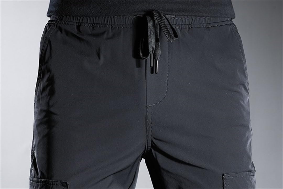 Męskie lekkie spodnie cargo joggery